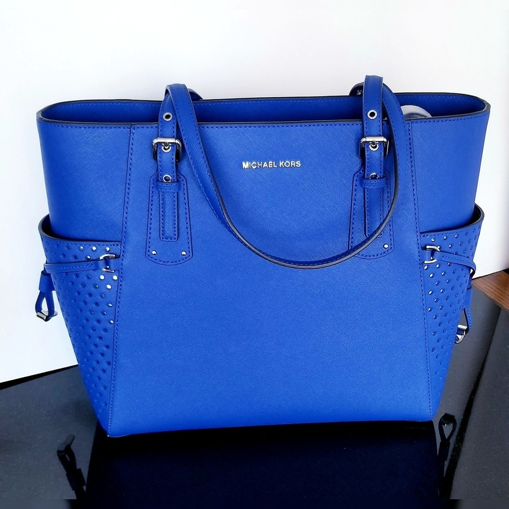 NWT MICHAEL Kors Electric Blue East West Tote